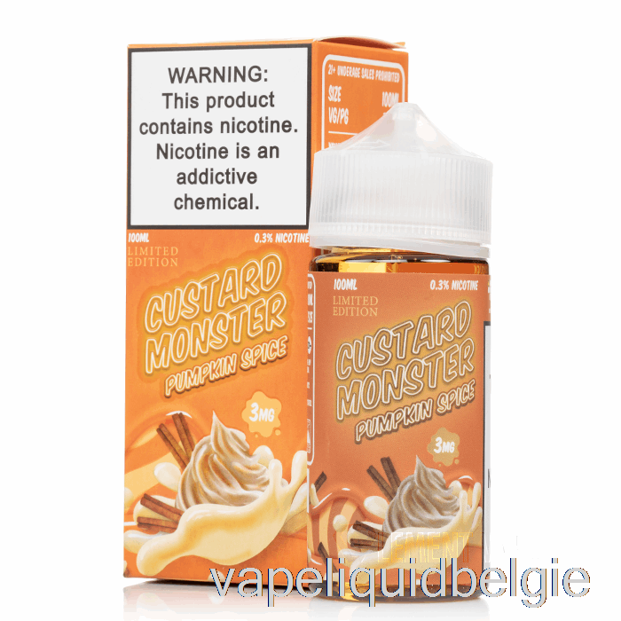 Vape Smaken Pompoenkruid - Custardmonster - 100ml 0mg